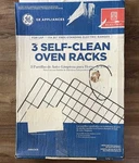 Replacement Oven Racks 3-PK #JXRACK3E Black New For 30 Free-standing Ranges. Fixed Price $49.00.