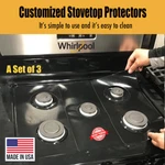 Whirlpool Protectors, Custom Cut Fit Your Stove, Lifetime Warranty. Fixed Price $29.95.