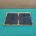 Jenn Air Set Of 2 Cast Iron Lava Rock Grill Plate Grate With Handles. Fixed Price $25.49.