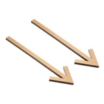 Patikil 6.3" Self Arrow Sign, 2 Pack Acrylic Directional Sticker S.... Fixed Price $15.53.