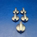 Genuine Gas Range Oven, Knob Set Of 5 # WB03X26049. Fixed Price $49.99.