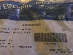 318337200 - Electrolux Frigidaire Genuine Oem Indicator Light Single. Fixed Price $24.99.