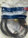 WX09X10035 Range Cord Ft. Black 4-PRONG Electric Genuine Oem New. Fixed Price $19.00.