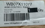 WB07X11077 Used Ge Microwave Control Panel Key Pad Please Read Bellow. Fixed Price $54.00.