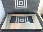 Range Oven Outer Door Glass P# WB57T10190. Fixed Price $110.00.