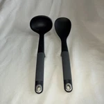 Joseph Utensil 2 Piece Tool Set Integrated Rest Ladle Serving Spoon. Fixed Price $22.99.