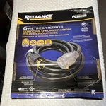 Reliance Controls PC3020R Power Cord 6 Meters 30A 7500W 125/250V Generator. Fixed Price $57.99.