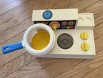 1978 Fisher-price "magic Burner" Stove Top (model #919) & Simmering Soup Pot. Fixed Price $24.50.