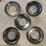 Gas Range Burner Drip Pans Sunray, Frigidaire, AP2137021, PS454077, 5303131115. Fixed Price $10.00.