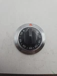 Vintage Oven Knob 2" 112899 Black And Silver (9A4). Fixed Price $21.95.