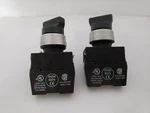 Elan Selector Switch 2-POSITION Maintained W/EFK03 Contact Block (lot Of 2) Nnb. Fixed Price $24.96.