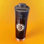 New 20OZ Boston Bruins Tumbler Water Bottle Double Wall Stainless Steel Mug Gift. Fixed Price $18.95.