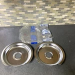 Lot Of -- Genuine Oem Stove Top Range 8 Burner Chrome Drip Pan WB32X5036. Fixed Price $19.95.