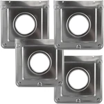4 Heavy Duty Chrome Style J Drip Pans Kitchenaid Magic Chef Maytag Rca Tappan. Fixed Price $19.95.