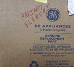 WB30X47333 - 9 In Radiant Element For Flat Top Surface.. Fixed Price $65.51.