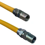 Jones Stephens G72116 24" Stainless Steel Gas Connector - Yellow. Fixed Price $38.96.