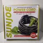 Sun Joe Ft Generator Power Cord 10 Gauge Amp 125 Volts TT-30P TT-30R. Fixed Price $100.00.