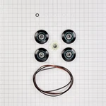 Oem Drum Roller Belt & Pulley Kit For Whirlpool GEW9250PL1 WED9200SQ1 WED8300SW2. Fixed Price $54.90.