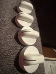 Set Of 4 Whirlpool White Gas Range Stove Cont Knobs KIP5922 KIP6U58 Replacement. Fixed Price $19.99.