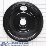 Whirlpool Range 8" Black Drip Pan WPW10290350. Fixed Price $23.55.
