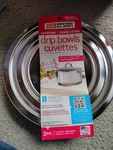 Range Kleen 2PC Chrome Style Drip Bowls. Fixed Price $6.00.