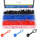 300PCS M6(RED) M8(YELLOW) M10(BLACK) Grease Zerk Fitting Caps Assortment Kit Bra. Fixed Price $19.03.