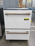 Ge Cafe CDD420P4TW2 24" Matte White Fully Integrated Dishwasher Nob #160546. Fixed Price $1099.00.