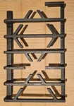 Viking Range Cooktop Stove 36" Vgsu Model Burner Grate Black PA060099. Fixed Price $89.00.