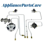 Samsung NSG6DG8500MTA Range Oven Burner Set DG62-00060F, DG62-00059D. Fixed Price $84.99.