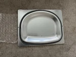 D510163WP Door For Commercial Dryer / Liner Seal & Grill Silver Black. Fixed Price $100.00.