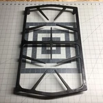 Dacor Oem Double Burner Grate 72733SB - Some Stains #4. Fixed Price $175.95.