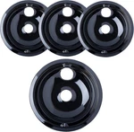 2 Pack W10196405 & W10196406 Range Drip Pan 6" And 8" Chrome. Fixed Price $36.90.