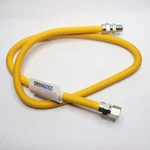 Flextron Flexible Gas Connector Yellow Coated Stainless Steel. Fixed Price $13.30.