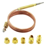Gas Thermocouple Kit M6X0.75 With Universal Adapter Nuts 900MM Long M9X1-M10X1. Fixed Price $20.37.
