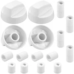 Ami Parts Universal White Control Knobs With 12 Adapters Assorted Colors. Fixed Price $12.91.