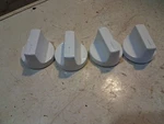 4 Vintage Whirlpool Electric Range Stove Burner Control Selector Knobs Kip 5J93. Fixed Price $21.00.