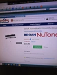 Broan Hood Switch Assambly. S97020433. Fixed Price $100.00.