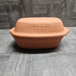 Littonware Simmer Pot Terracotta Clay Baker Roaster W-germany 850 Vintage Oven. Fixed Price $15.00.