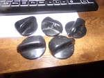 / Hotpoint Range Set Of 5 Knobs Black WB03T10072, WB03T10071. Fixed Price $18.19.