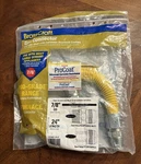 Brasscraft Gas Connector 7/8" X 24 Pro Grade For Appliances. Fixed Price $9.50.