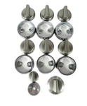 Thermador/bosch (15 Set) Stainless Steel Knobs & Grand Bezel Rings PRG366GH/03. Fixed Price $278.69.