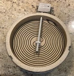 Year Warranty Whirlpool 6 Inch Radiant Surface Heating Element W10823711. Fixed Price $61.80.