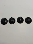 Stove Top Knobs For Maytag Gemini Oven MODEL#MER6872BAB. Black, Round. Set Of 4. Fixed Price $24.99.