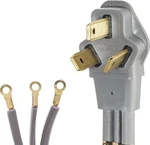 Smart Choice 6 Ft Long 50 Amp 3-WIRE Range Cord Gray E72389-F Oven Kitchen. Fixed Price $23.70.