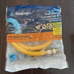 Eastman 5/8" Od Gas Range Connector Kit 48" Length. Fixed Price $16.00.
