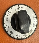 Oem Brown / Summit Wall Oven Control Knob # 1802A295 From Model WTM720 -fw. Fixed Price $29.00.