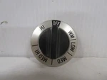 Range Control Knob, Black & Silver (2") WB3X464 277C399P00 Asmn. Fixed Price $15.00.
