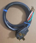 Power Cord 3-POLE 4-WIRE Round For Range Oven LA009B Size 6 & 8 Awg W/ Ends 54". Fixed Price $19.99.