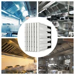19.5X24.5" Commercial Hood Filters 6PC Stainless Steel Grease Baffle. Fixed Price $118.80.