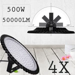 4PACK 500W Ufo Led High Bay Shop Warehouse Commercial Lighting Lamp. Fixed Price $313.99.
